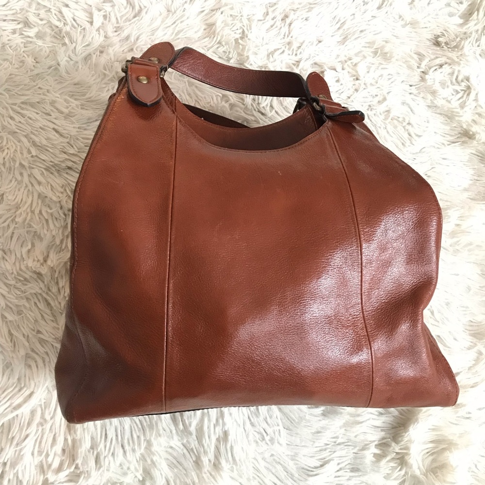 Banana Republic Vintage Brown Leather Purse - Picture 2 of 4